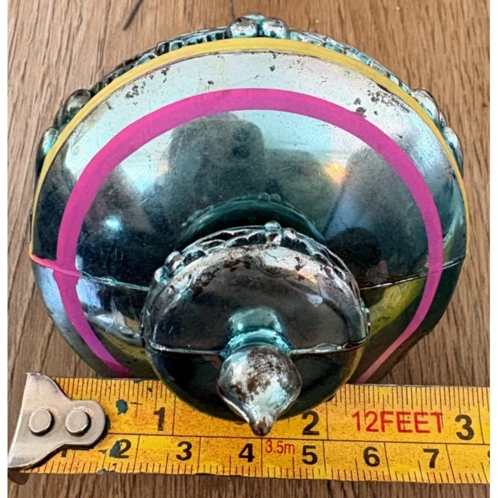 Flying Saucer UFO Satelite Atomic Plastic Christmas Ornament Bradford